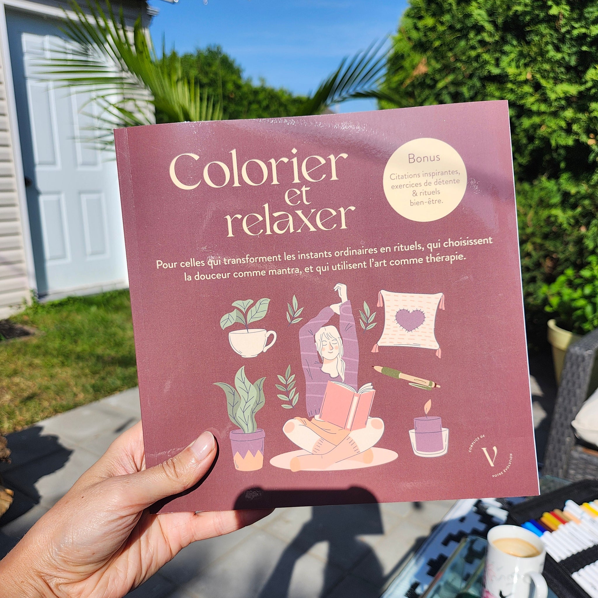 Cahier à colorier pour adulte - Colorier et Relaxer- Boho et cozy