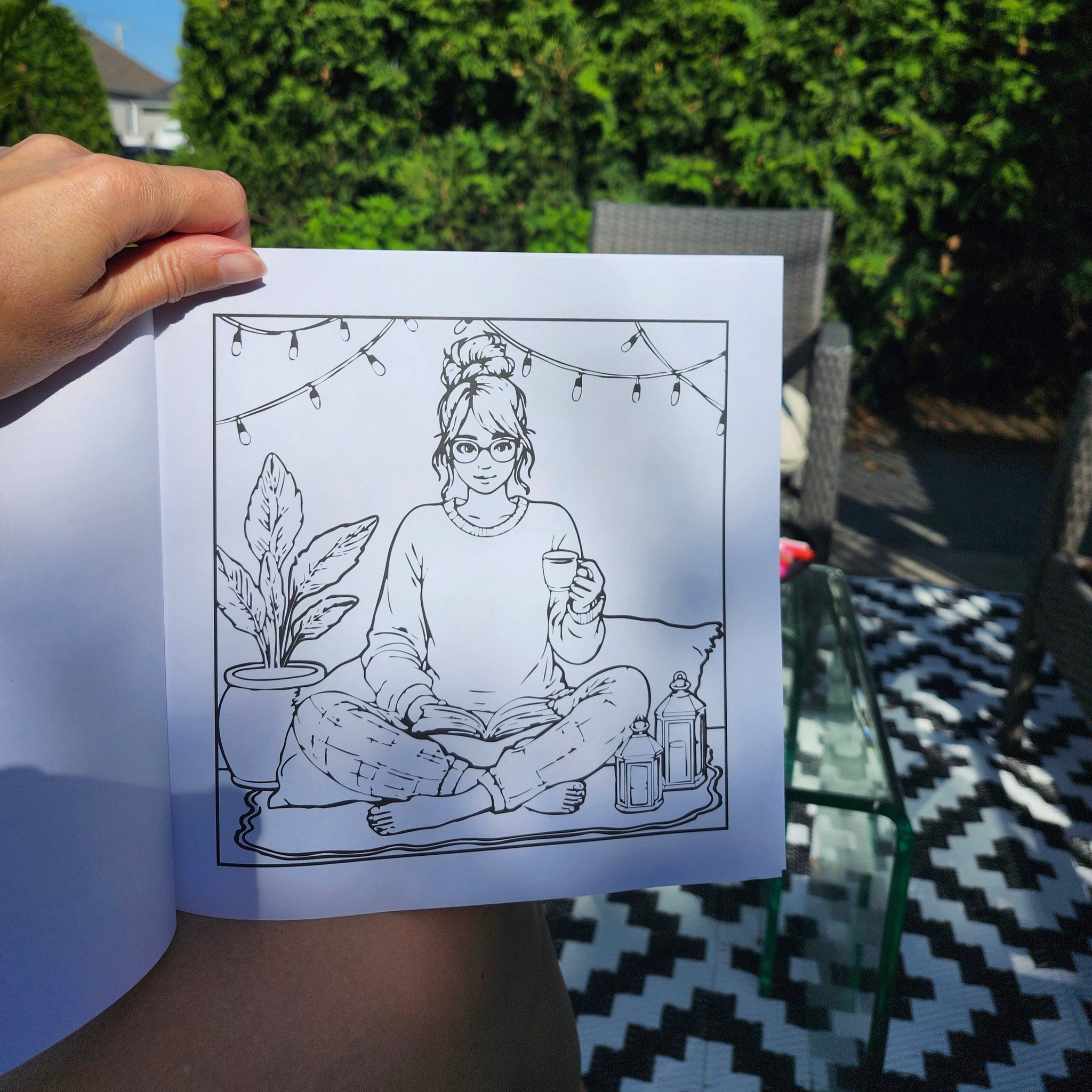 Cahier à colorier pour adulte - Colorier et Relaxer- Boho et cozy