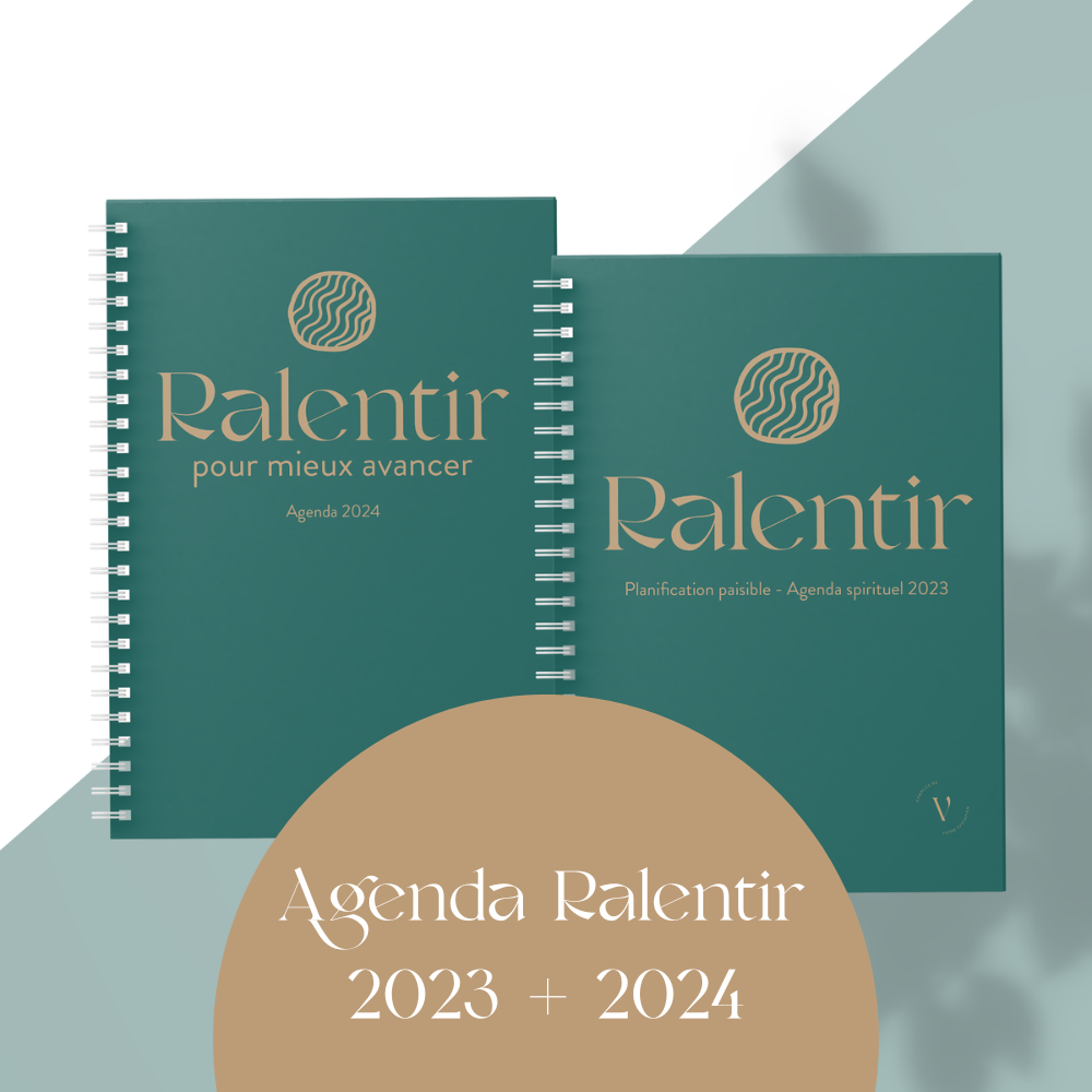 Duo d'Agendas Ralentir 2023 et 2024