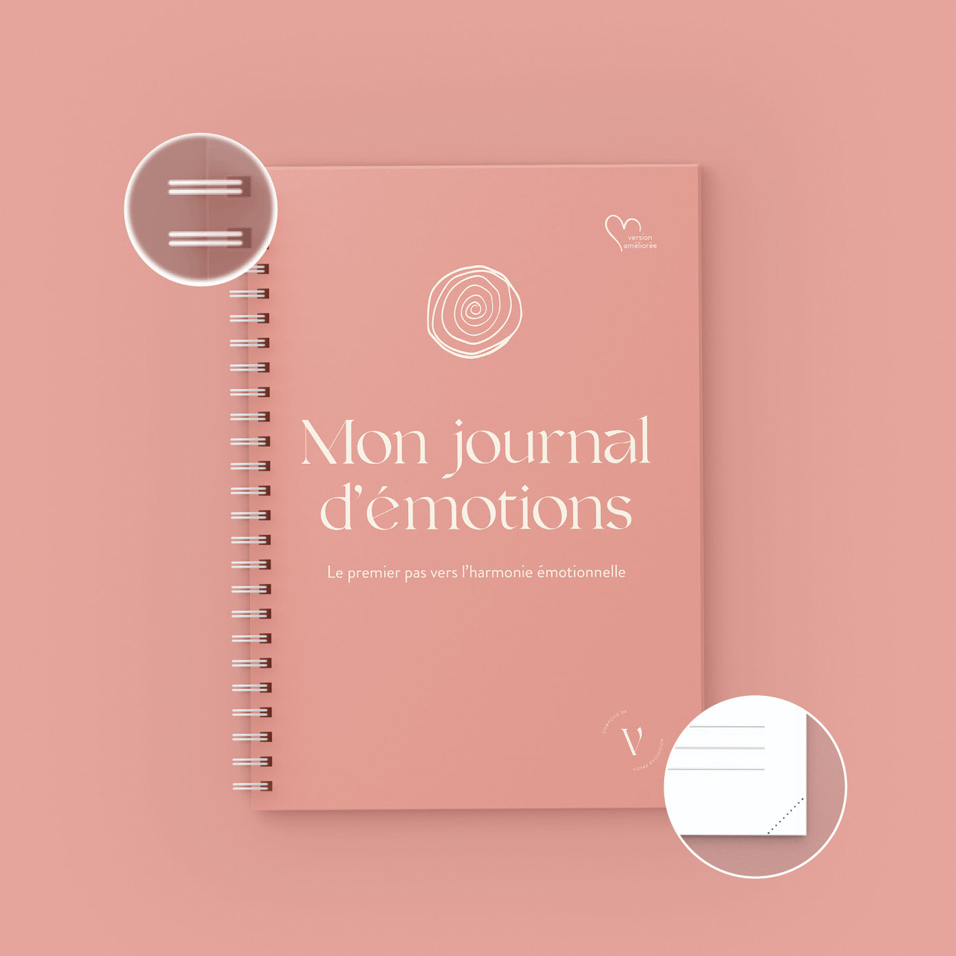 Mon journal d'émotions - 90 jours pour faire la paix avec ta sensibilité +formation gratuite